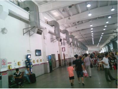  廣州東站汽車客運站環保空調降溫案例