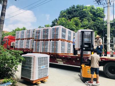 馬來西亞印尼東帝墳客商采購256臺潤東方環?？照{冷風機